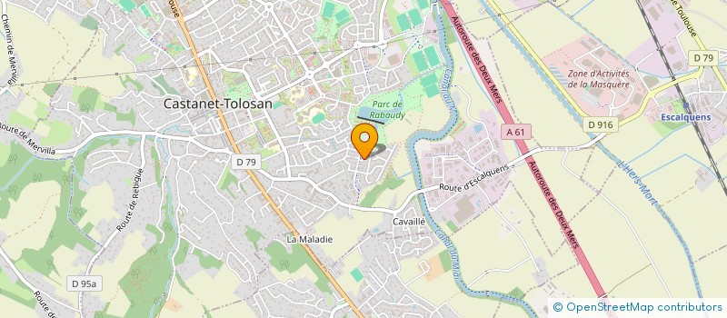localisation de l'entreprise MONSIEUR WILLIAM GATEFIN à CASTANET-TOLOSAN