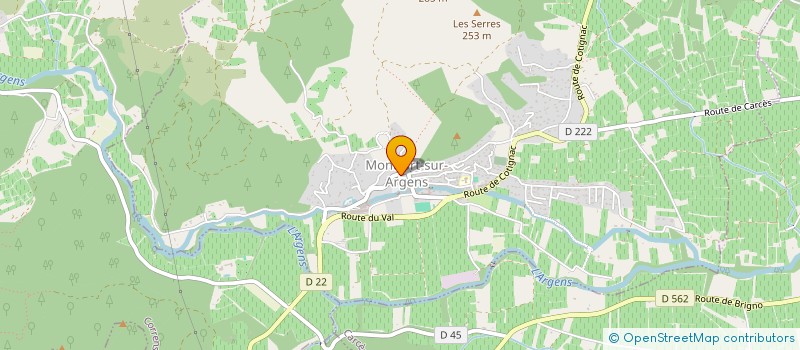 localisation de l'entreprise MONSIEUR WILLIAM GAUDY  MONTFORT-SUR-ARGENS