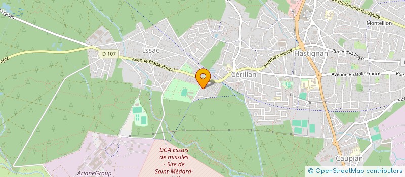 localisation de l'entreprise MONSIEUR WILLIAM GAUFFRIAU  SAINT-MEDARD-EN-JALLES