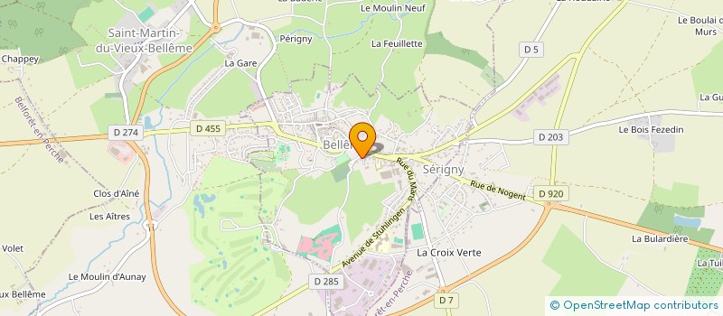localisation de l'entreprise MONSIEUR WILLIAM GAUMER à BELLEME