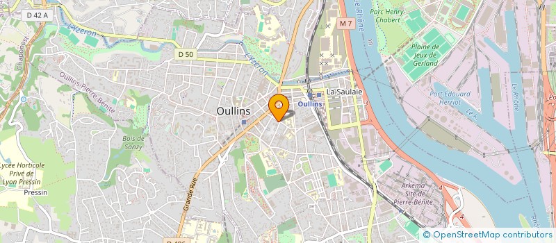 localisation de l'entreprise MONSIEUR WILLIAM GBASSINGA  OULLINS-PIERRE-BENITE