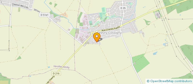 localisation de l'entreprise MONSIEUR WILLIAM GEFFROY à CHEVRY-COSSIGNY