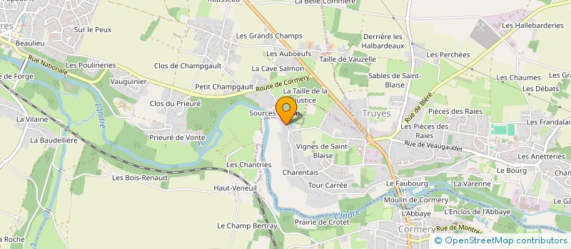 localisation de l'entreprise MONSIEUR WILLIAM GELLOT à TRUYES