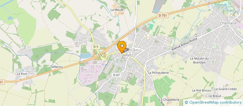 localisation de l'entreprise MONSIEUR WILLIAM GEOFFROY à SAINT-PERE-EN-RETZ