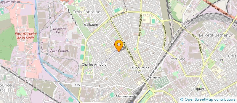 localisation de l'entreprise MONSIEUR WILLIAM GERARDIN  REIMS
