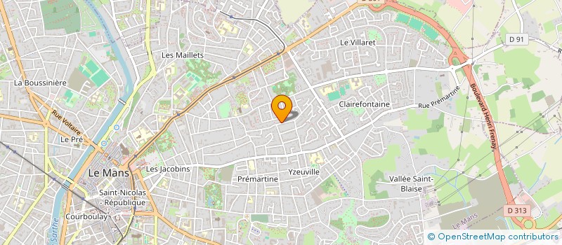 localisation de l'entreprise MONSIEUR WILLIAM GETIN  LE MANS