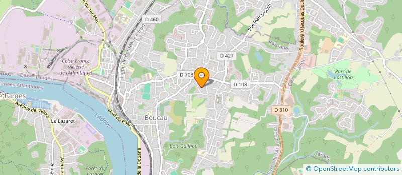 localisation de l'entreprise MONSIEUR WILLIAM GIDDINGS  BOUCAU