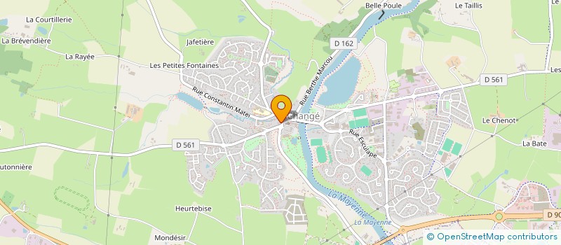 localisation de l'entreprise MONSIEUR WILLIAM GODIN  CHANGE