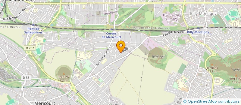 localisation de l'entreprise MONSIEUR WILLIAM GONTIER  MERICOURT