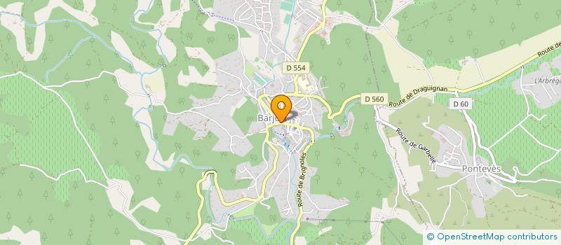 localisation de l'entreprise MONSIEUR WILLIAM GORGERIN  BARJOLS