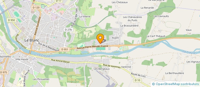 localisation de l'entreprise MONSIEUR WILLIAM GOWDY à LE BLANC