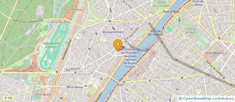 localisation de l'entreprise MONSIEUR WILLIAM GREEN à PARIS
