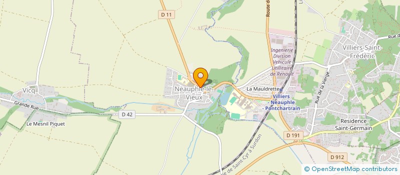 localisation de l'entreprise MONSIEUR WILLIAM GREEN  NEAUPHLE-LE-VIEUX