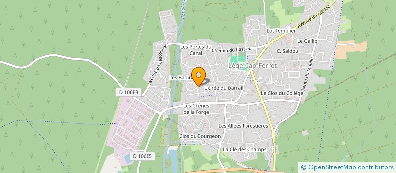 localisation de l'entreprise MONSIEUR WILLIAM GRESIAK à LEGE-CAP-FERRET