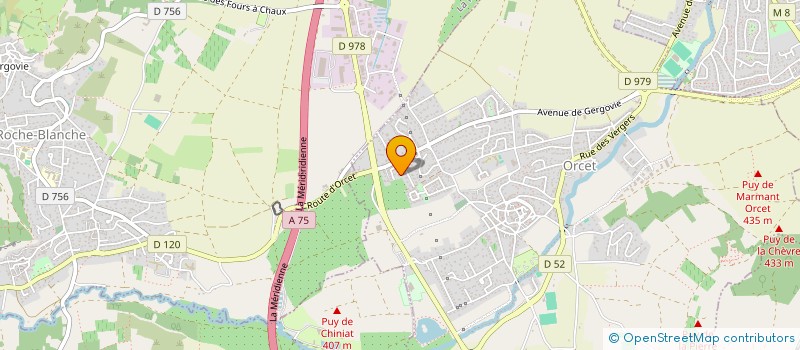 localisation de l'entreprise MONSIEUR WILLIAM GRILLOT  ORCET