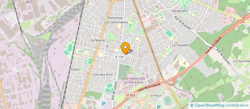 localisation de l'entreprise MONSIEUR WILLIAM GUERIN à LE MANS