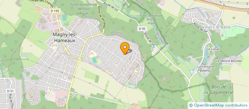 localisation de l'entreprise MONSIEUR WILLIAM GUEROULT  MAGNY-LES-HAMEAUX