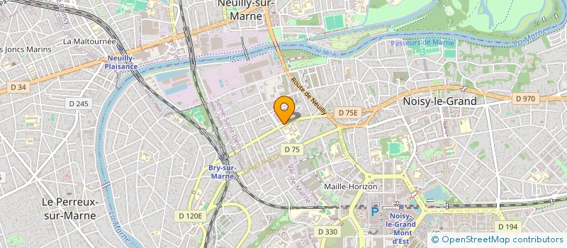 localisation de l'entreprise MONSIEUR WILLIAM GUILLEMET  NOISY-LE-GRAND