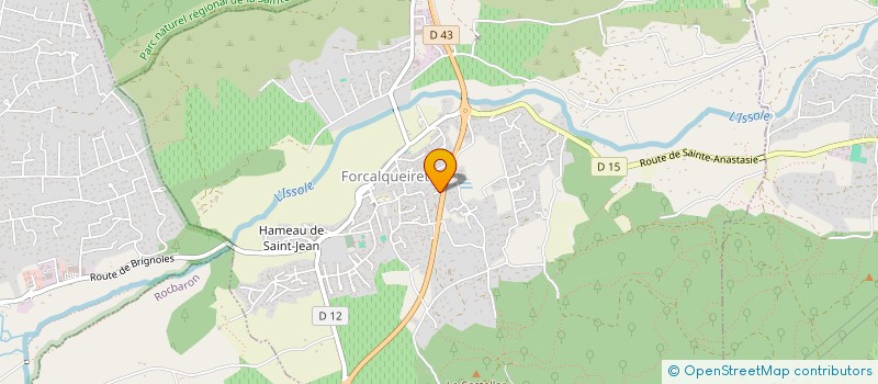 localisation de l'entreprise MONSIEUR WILLIAM GUILLEMIN-PETIT  FORCALQUEIRET