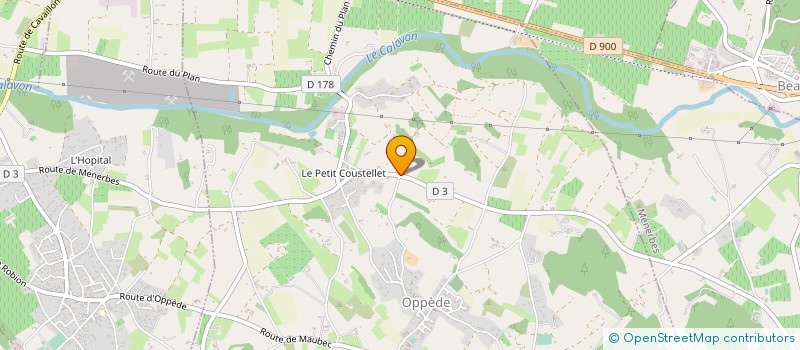 localisation de l'entreprise MONSIEUR WILLIAM GUIRAUD  OPPEDE