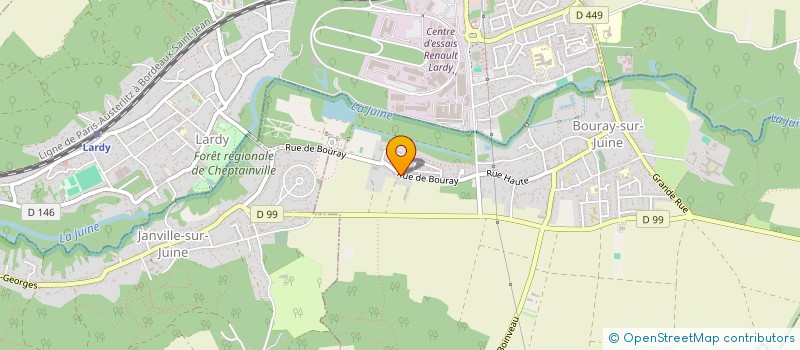 localisation de l'entreprise MONSIEUR WILLIAM GUITTON  BOURAY-SUR-JUINE