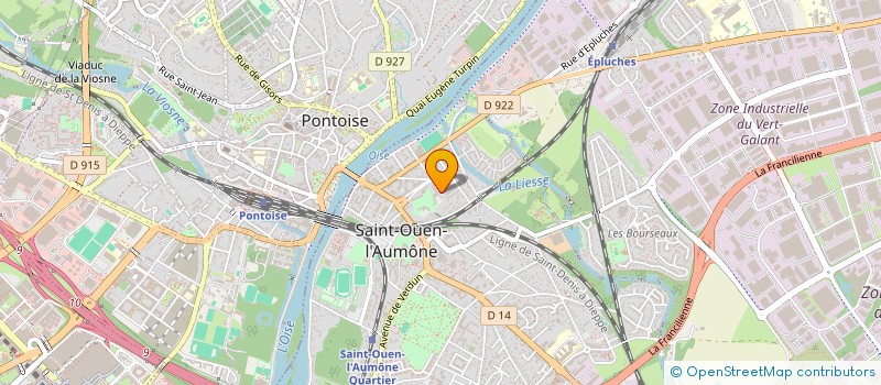 localisation de l'entreprise MONSIEUR WILLIAM GUITTON  SAINT-OUEN-L'AUMONE