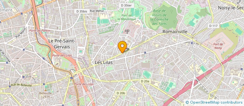 localisation de l'entreprise MONSIEUR WILLIAM HADDAD à LES LILAS