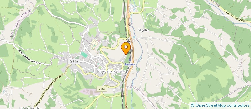 localisation de l'entreprise MONSIEUR WILLIAM HAMMOND  PAYS DE BELVES