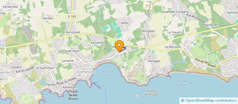 localisation de l'entreprise MONSIEUR WILLIAM HARRIS  PLOEMEUR