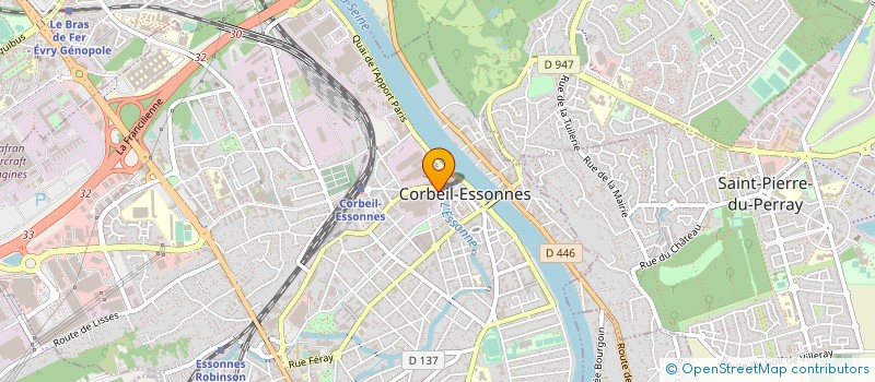 localisation de l'entreprise MONSIEUR WILLIAM HELFRIED à CORBEIL-ESSONNES