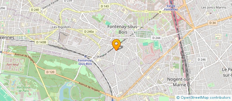 localisation de l'entreprise MONSIEUR WILLIAM HENRY DE VILLENEUVE à FONTENAY-SOUS-BOIS