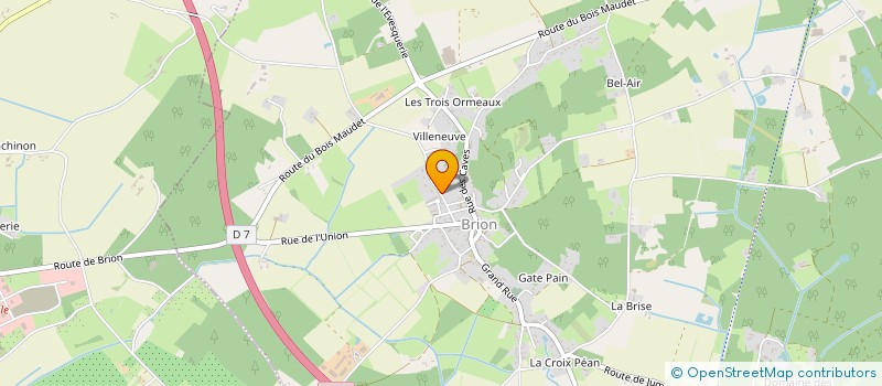 localisation de l'entreprise MONSIEUR WILLIAM HERAULT  LES BOIS D'ANJOU