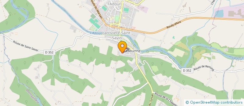 localisation de l'entreprise MONSIEUR WILLIAM HERBIN  CAZERES-SUR-L ADOUR