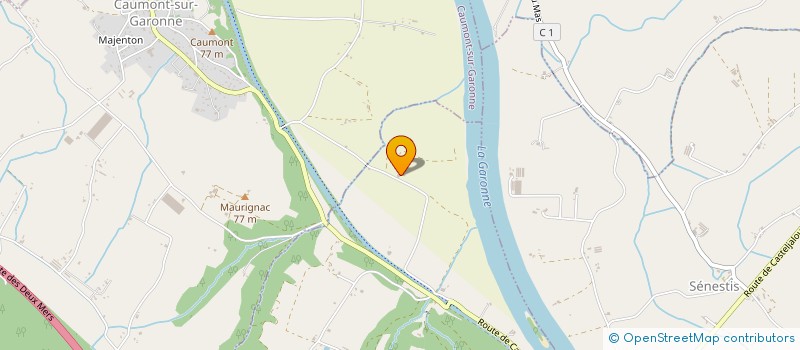 localisation de l'entreprise MONSIEUR WILLIAM HEROUX  LE MAS-D'AGENAIS