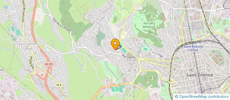 localisation de l'entreprise MONSIEUR WILLIAM HILALI  SAINT-ETIENNE