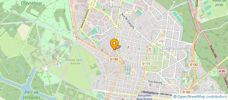 localisation de l'entreprise MONSIEUR WILLIAM HILY  LE CHESNAY-ROCQUENCOURT