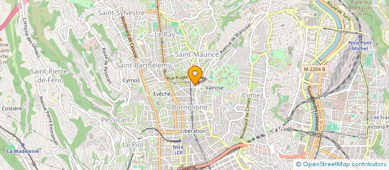 localisation de l'entreprise MONSIEUR WILLIAM HINAUX à NICE