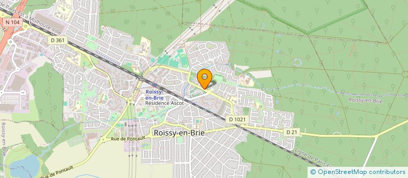 localisation de l'entreprise MONSIEUR WILLIAM HOLDER  ROISSY-EN-BRIE