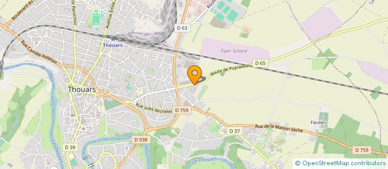 localisation de l'entreprise MONSIEUR WILLIAM HUARD  THOUARS