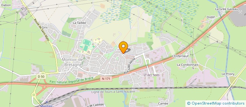 localisation de l'entreprise MONSIEUR WILLIAM HUBERTY  MONTOIR-DE-BRETAGNE