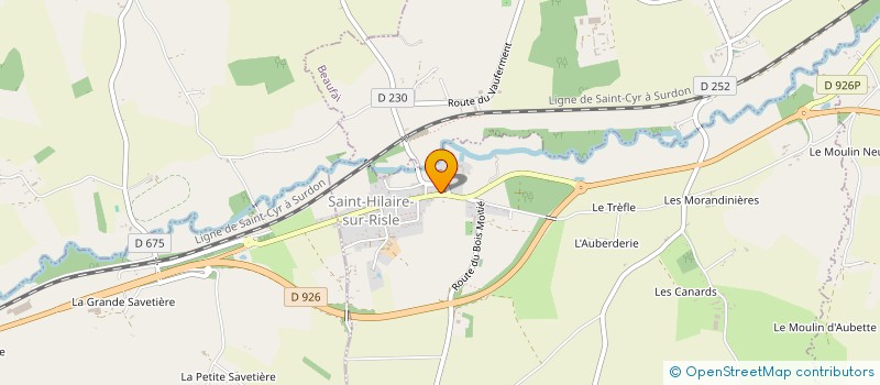 localisation de l'entreprise MONSIEUR WILLIAM HUE à SAINT-HILAIRE-SUR-RISLE