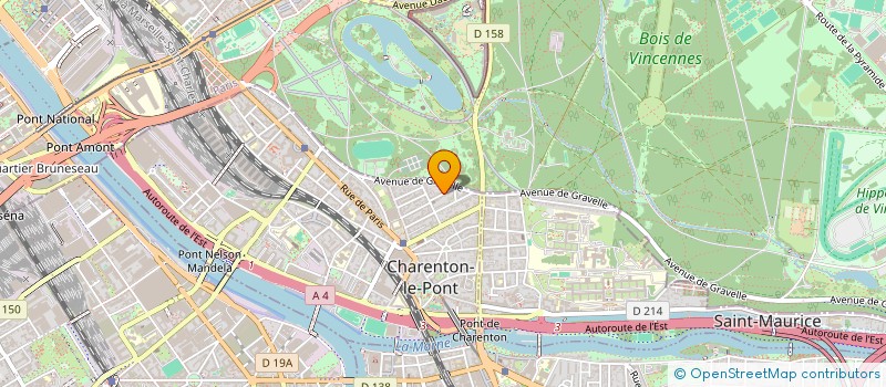 localisation de l'entreprise MONSIEUR WILLIAM ISABELLE  CHARENTON-LE-PONT