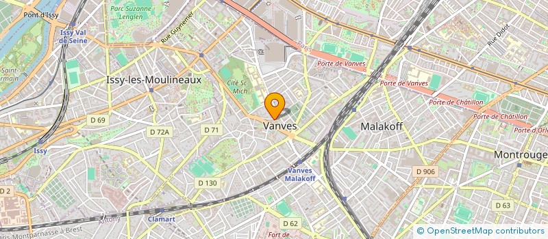 localisation de l'entreprise MONSIEUR WILLIAM JACOB  VANVES