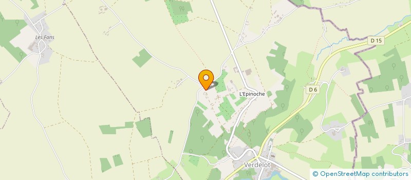 localisation de l'entreprise MONSIEUR WILLIAM JACQUART  VERDELOT