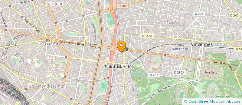 localisation de l'entreprise MONSIEUR WILLIAM JAY  SAINT MANDE