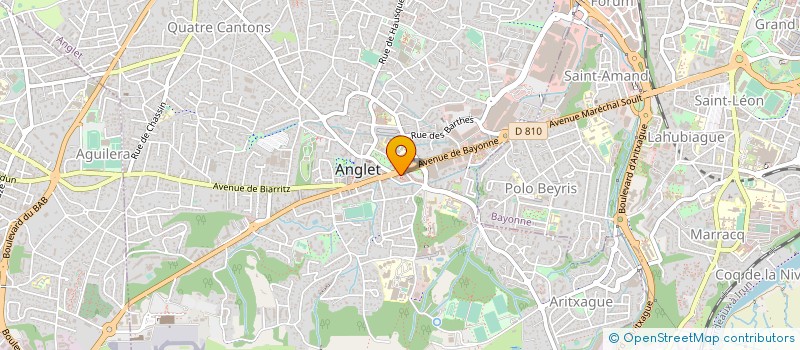 localisation de l'entreprise MONSIEUR WILLIAM JEULAND  MOUGUERRE