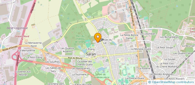 localisation de l'entreprise MONSIEUR WILLIAM JOLI à SARAN