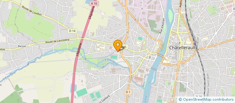 localisation de l'entreprise MONSIEUR WILLIAM JOURDAIN  CHATELLERAULT