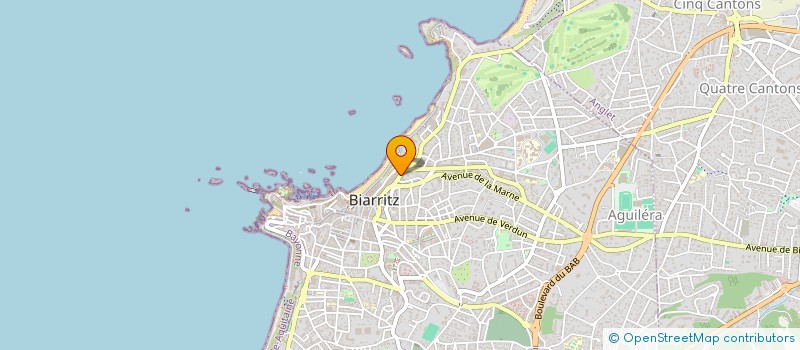 localisation de l'entreprise MONSIEUR WILLIAM JUERY  BIARRITZ