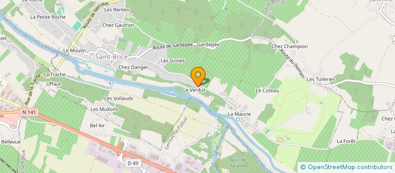 localisation de l'entreprise MONSIEUR WILLIAM JUILLET  SAINT-BRICE